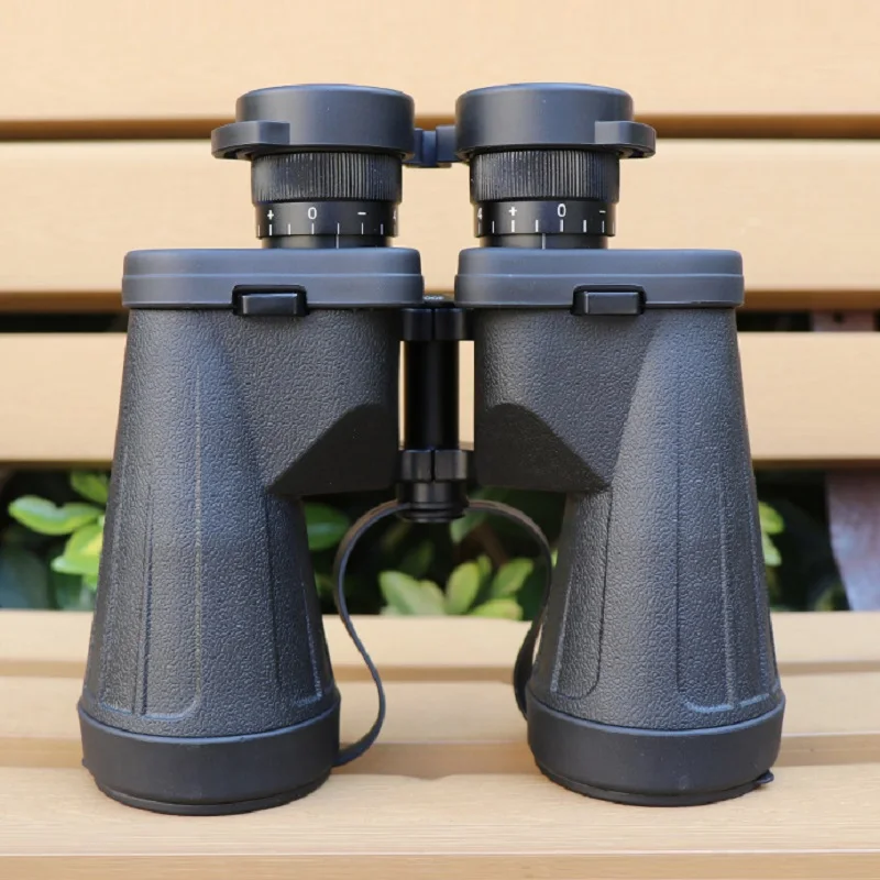 Military 10X50 12X50 binoculars HD high-power high-quality metal mirror body waterproof ranging telescope