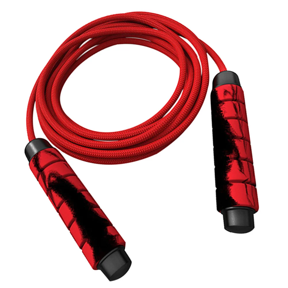 

Red 9mm Weighted Jump Rope Duplex Bearing System for High Intensity Training Adults Students Sports Jump Rope Duplex Bearing