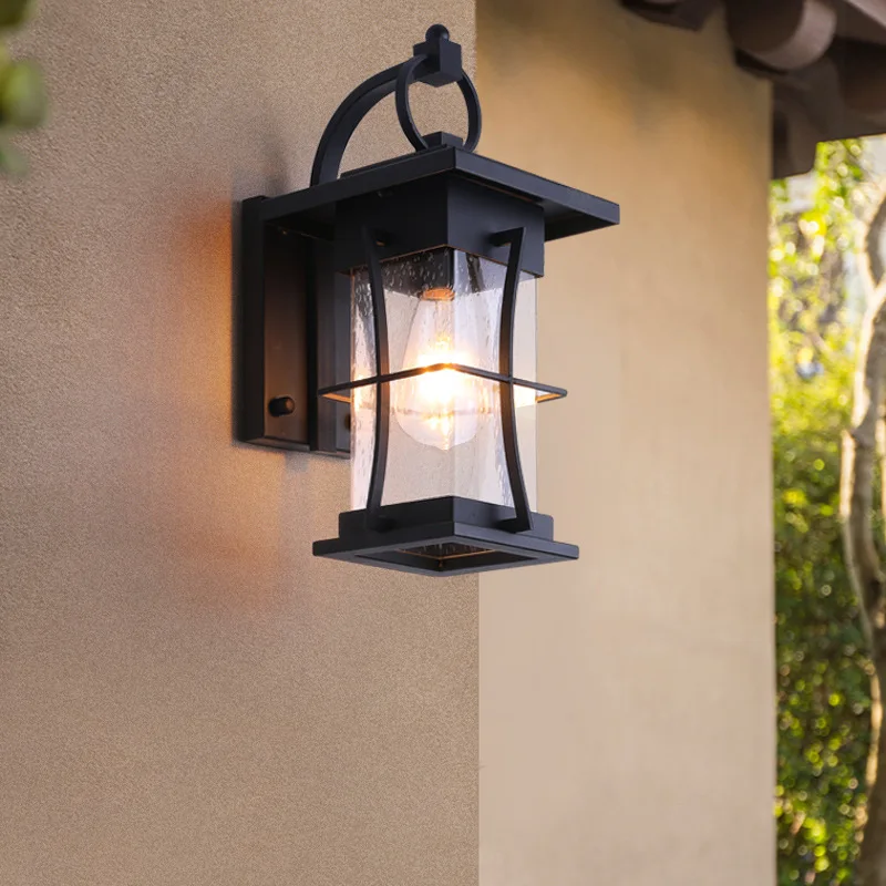 

SAROK Outdoor Wall Lamp Sconces Waterproof Courtyard Gate Garden Villa Lamp Door Post Patio Balcony Wall Light Decoration