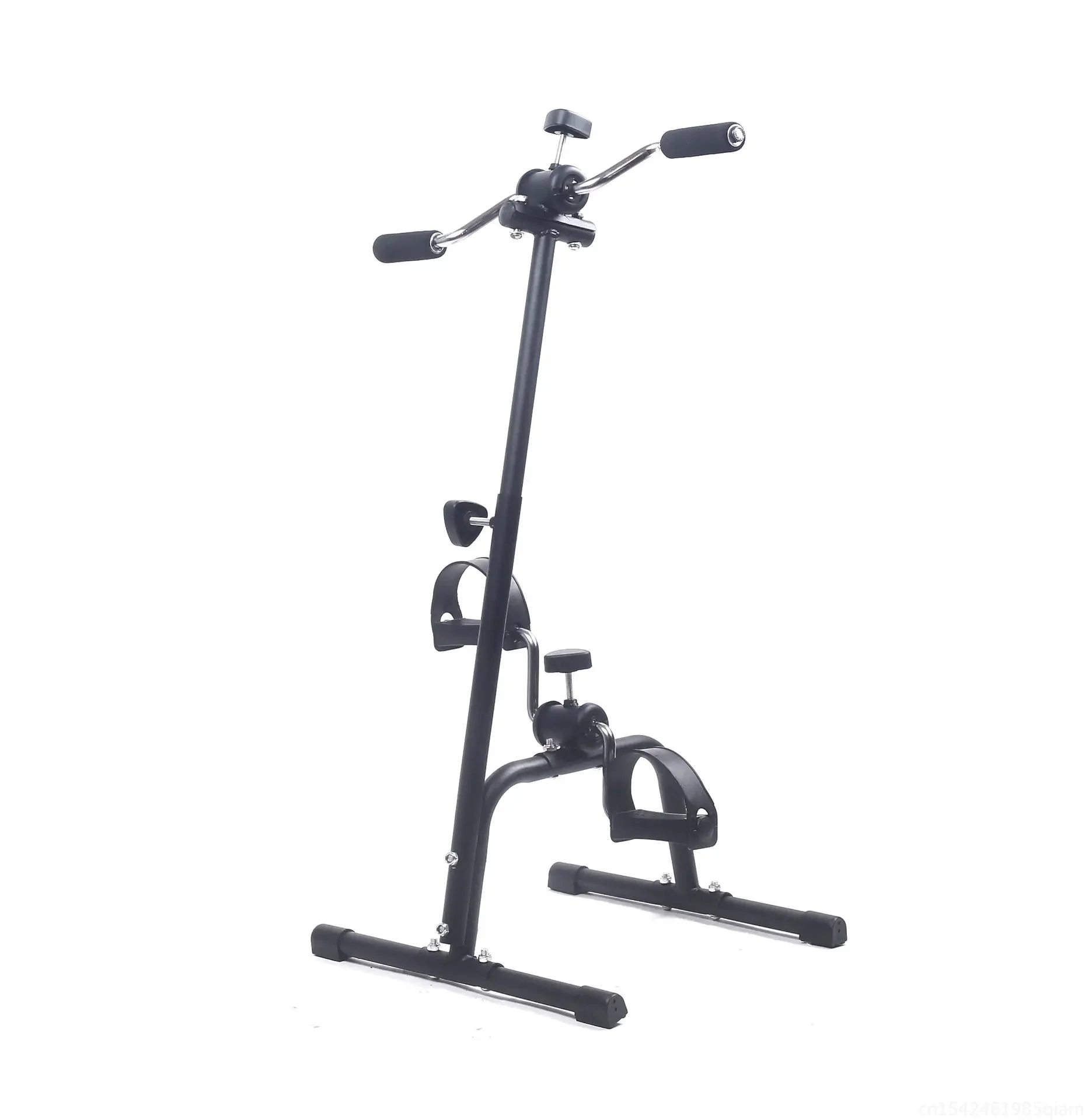 Indoor Mini Fitness Exercise Bike Treadmill Vertical Rehabilitation Bicycle Handrail Cycling Stepper Leg Pedal Trainer