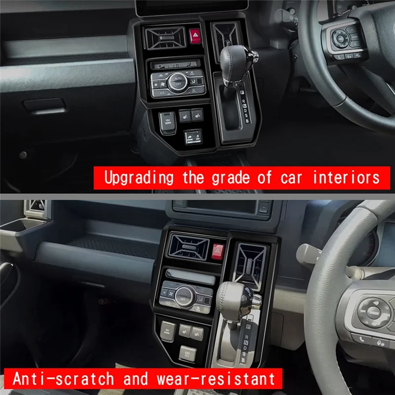 

OB-Car Gear Shift Frame Gear Shift Panel Trim For Daihatsu Taft 2024 Car Interior Accessories Glossy Black
