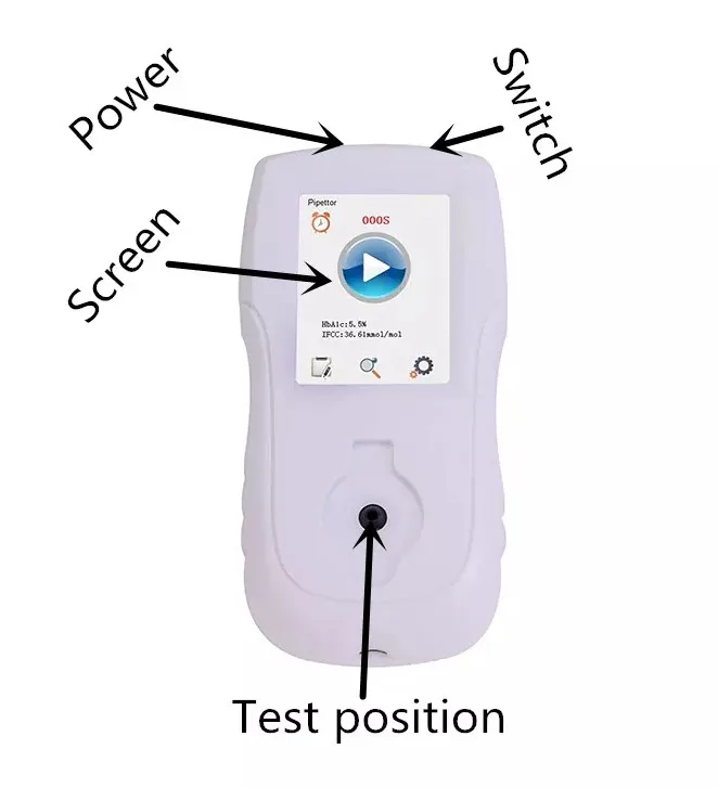 Hemoglobin Analyzer Auto Hemogram  Analyzer Analytical Medical Machine