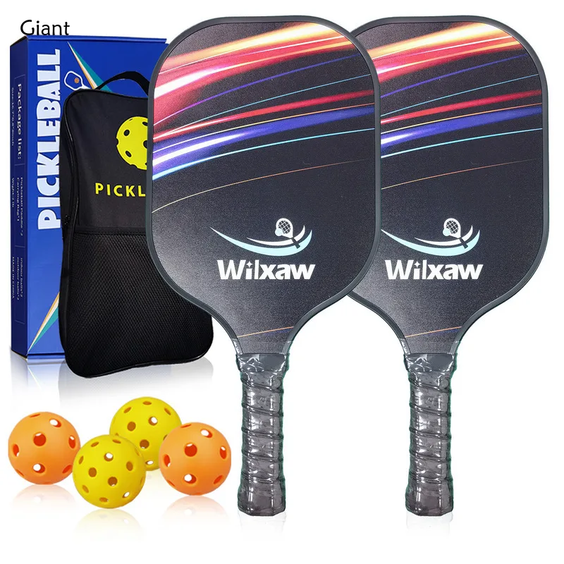 Fiberglass Pickleball Paddles USAPA Certified Peak Racquet Padelracket Rachetta Pickleball Pickle Ball Set Pickleballs