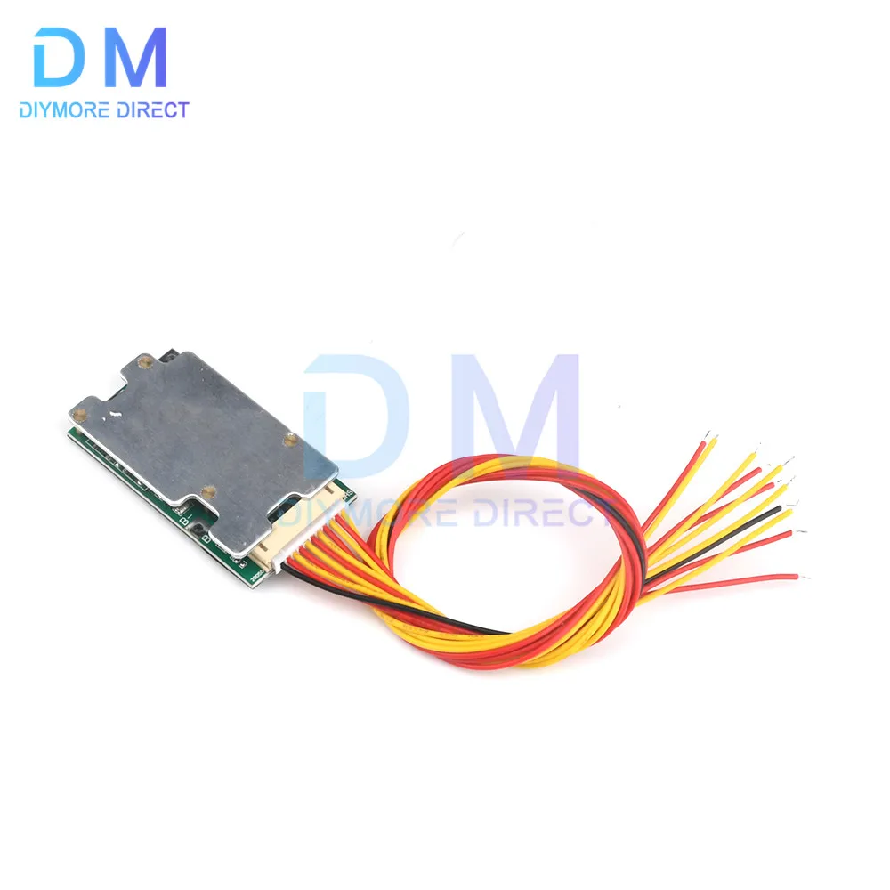 10S 36V 30A Split-port Li-ion Lithium Battery Protection Board Cell Lithium 18650 Battery Charging BMS PCB Board With Balancer