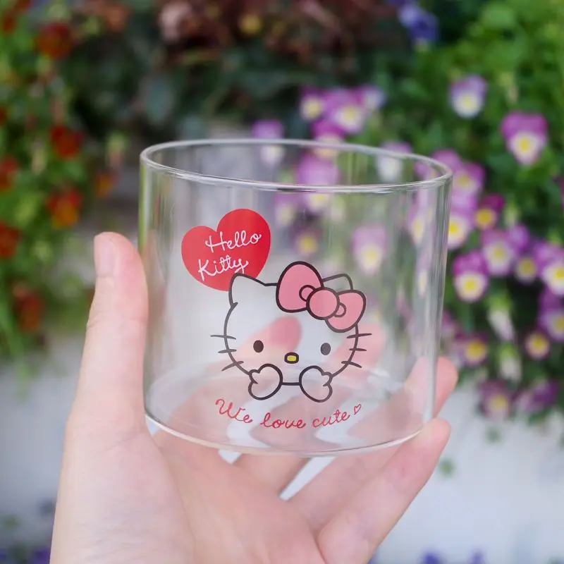 Hello Kittys Sealed Jar Sanrio Anime Glass Storage Tank Kawaii Canned Multigrain Dried Fruit Jar Creativity Storage Tank Gift