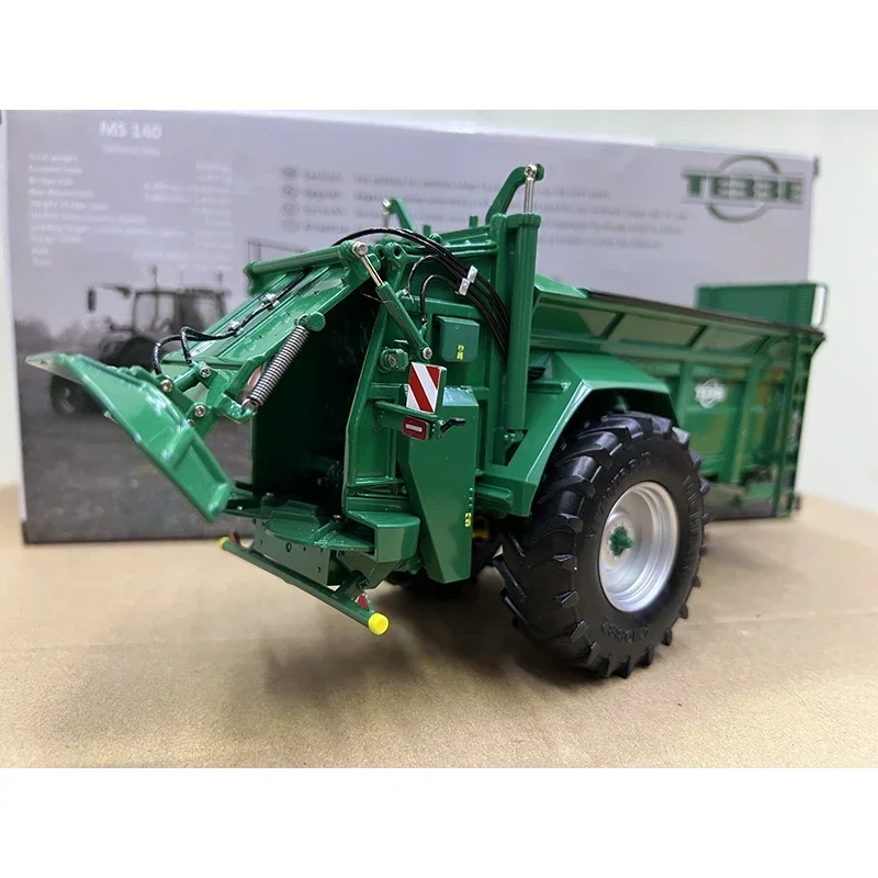 Diecast Alloy 1:32 Scale TEBBE MS 140 Fertilizer Applicator Spreader Trailer Car Model Adult Toys Classics Souvenir Gift Display