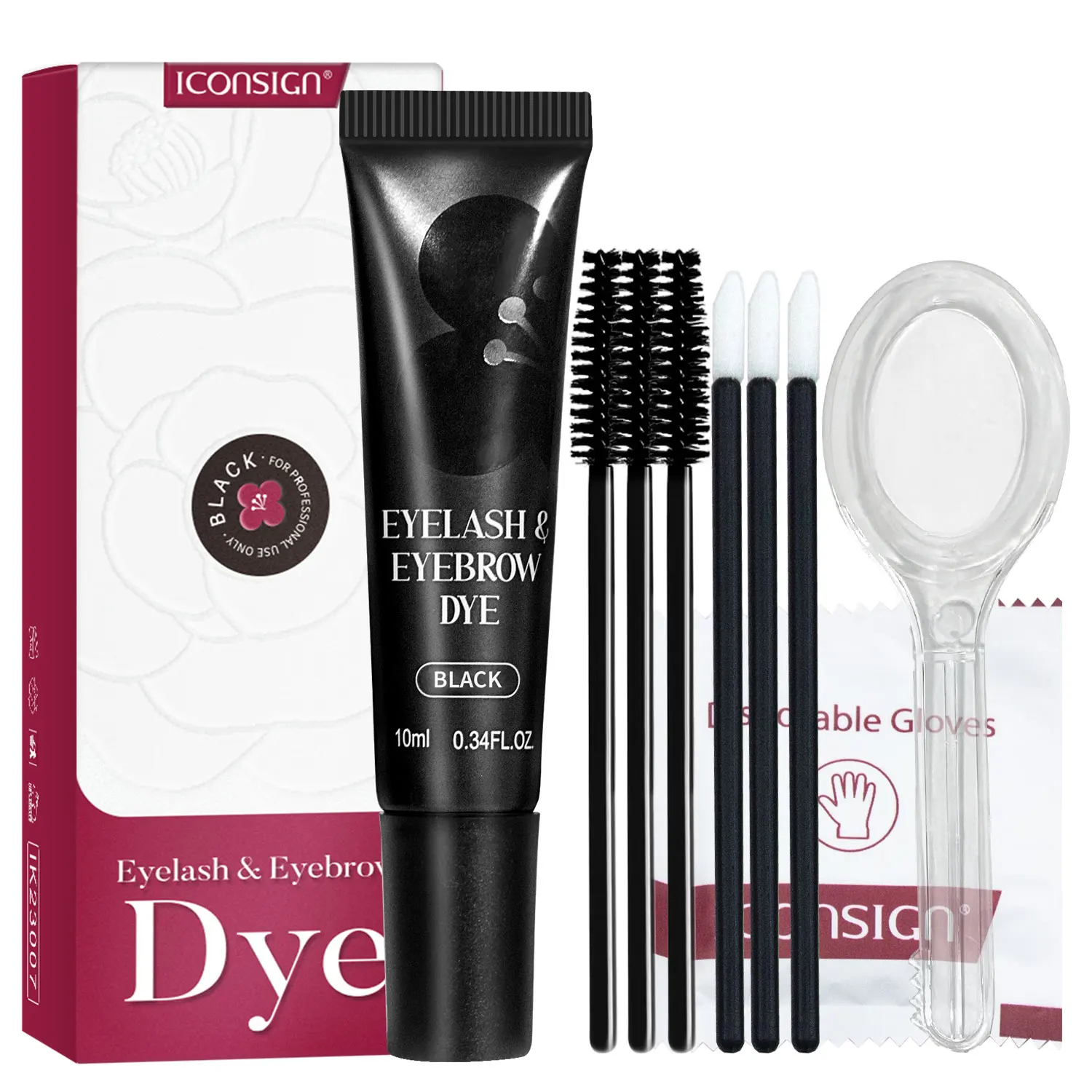 Coffee/Black/Brown Waterproof And Sweat Proof Eyebrow Tint Kit Semi Permanent Makeup - Natural Look, Styling For Men And Women