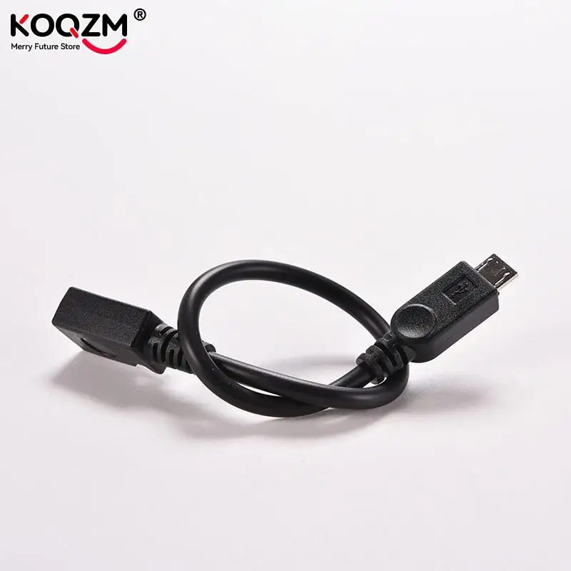 0.15M 15cm Micro USB Female To Micro USB Male Connector Adapter Data Transfer Cable For Phones MP3 MP4 Charging Extension Cord