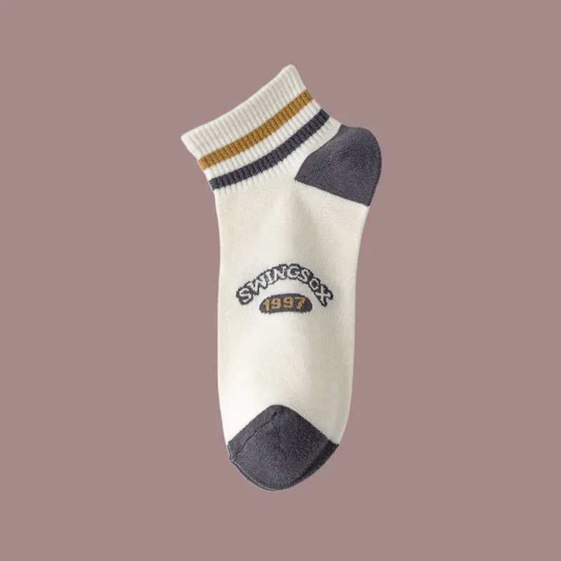 Chaussettes Courtes Respirantes en Coton pour Homme, Coupe Basse, Absorbant la Sueur, Printemps, dehors, Été, 2/5/10 Paires