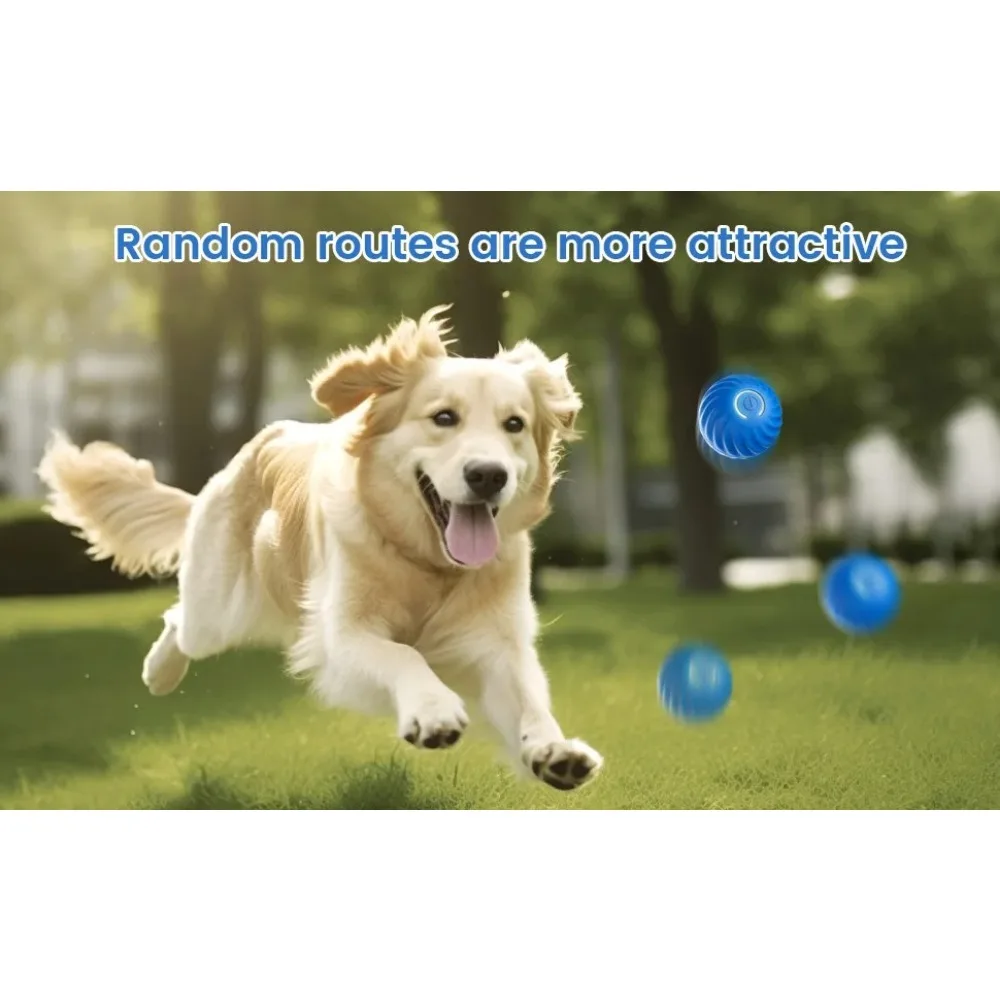 Dog Toy Ball Electronic Interactive Pet Toy Ball Electronic Interactive Pet Products Rechargeable Smart Moving Gravity Jumping