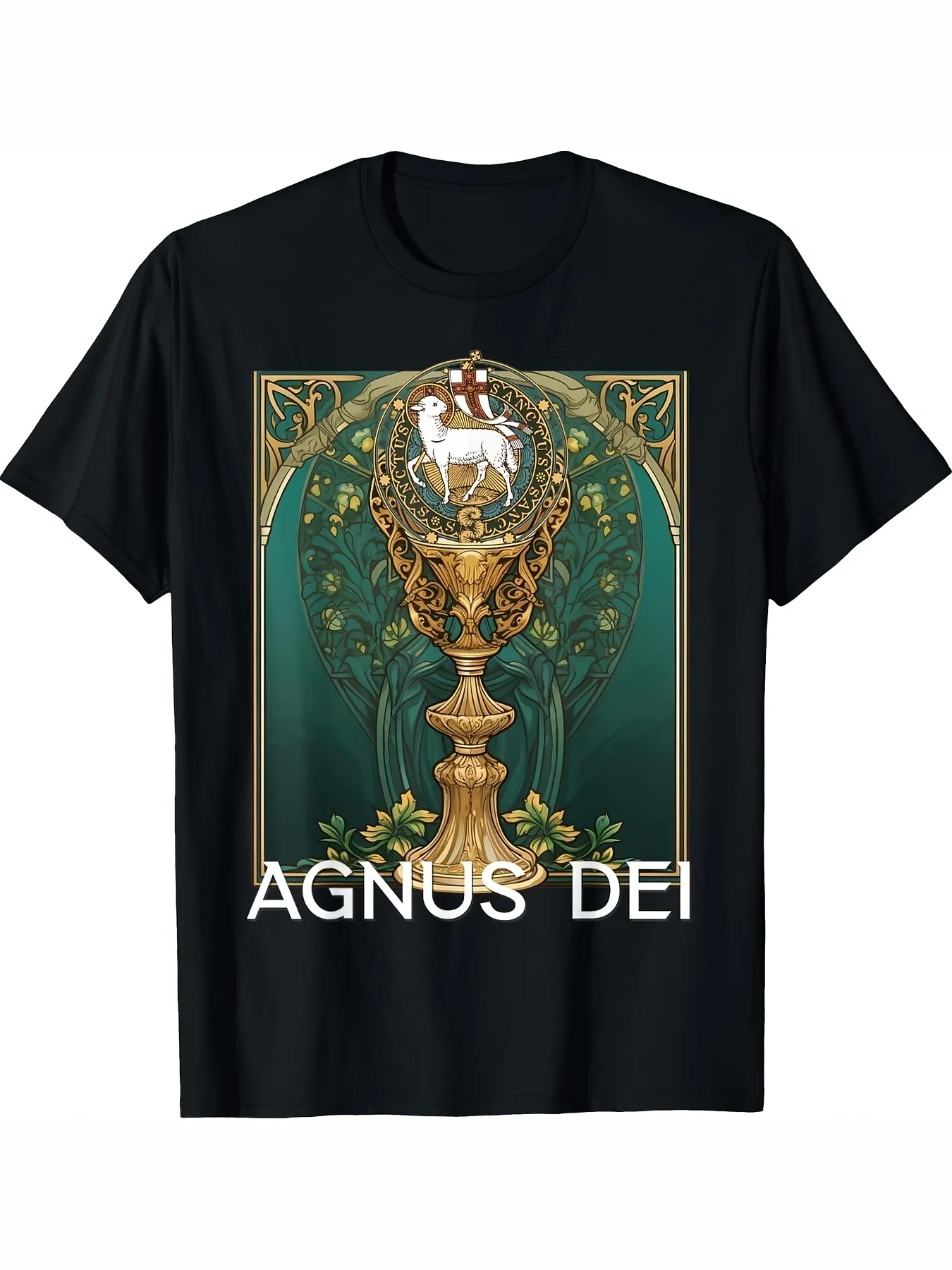 

Футболка Agnus Dei Holy Traditional Latin Mass Catholic - 220 г
