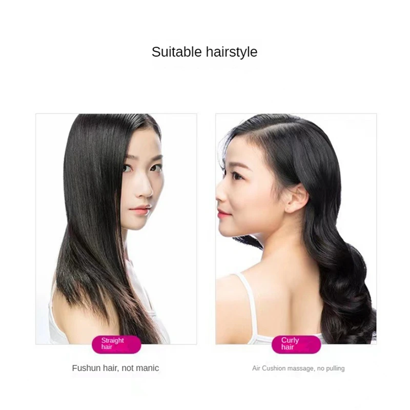 For Dyson Comb+Wide Tooth Comb+Cylinder Comb Massage Hairbrush Hairdressing Curly Styling Tools
