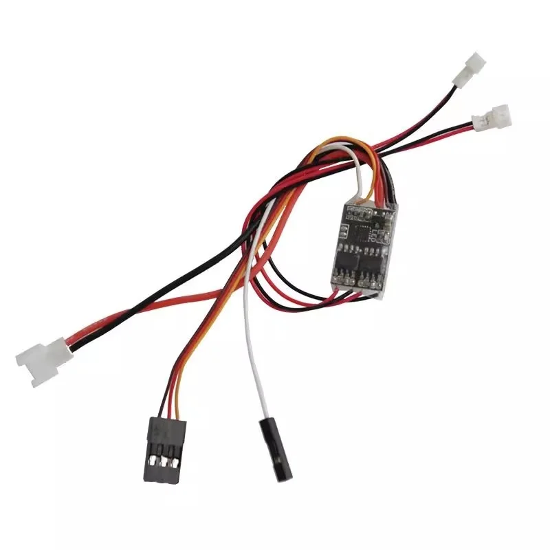 MRK-3A Dual Channel Two-way Brushless Electric Control Mini ESC1-3S 3A for Boat Tank Tracked Vehicle Model Modified