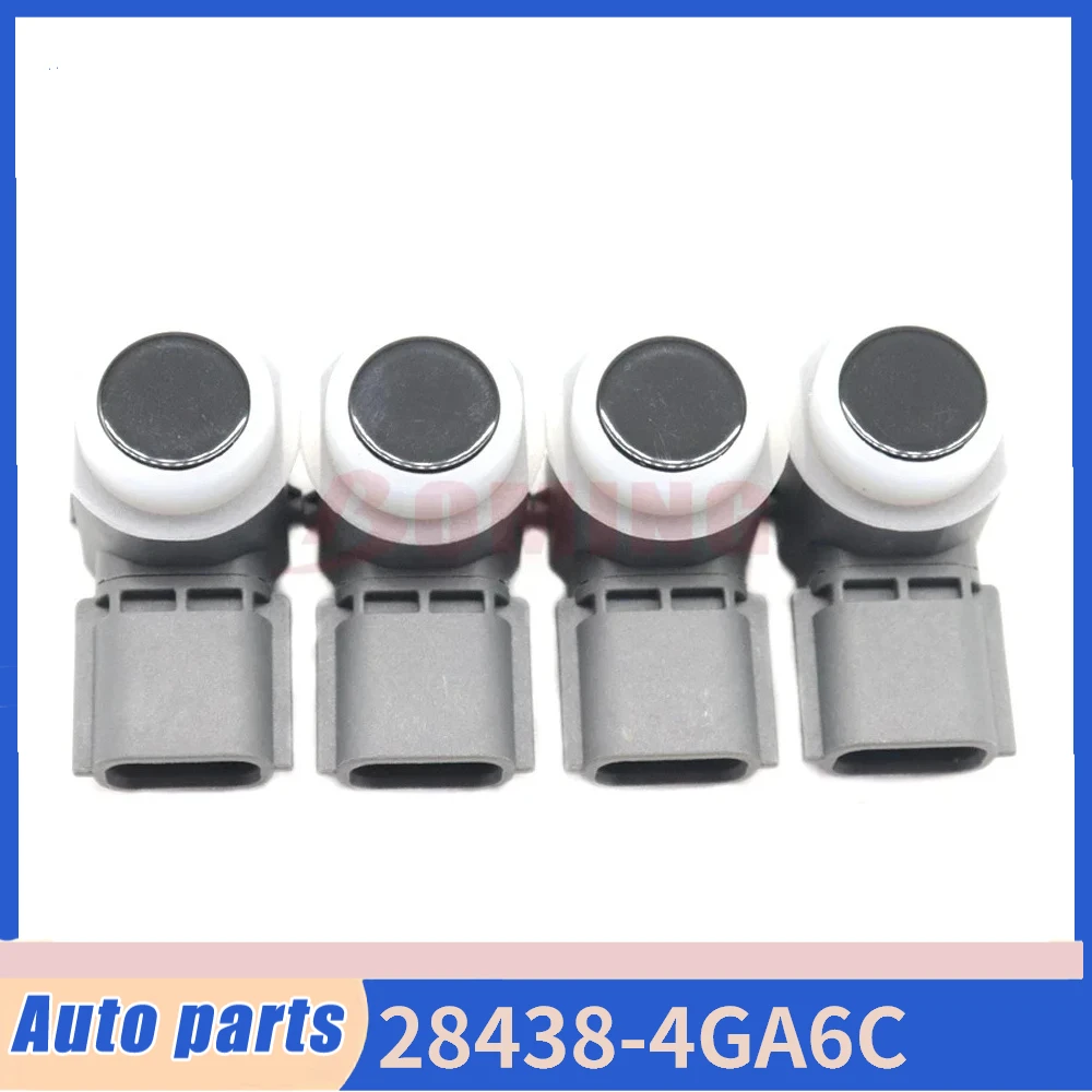 28438-4HB6A 284384HB6A 28438-4GA6C 284384GA6C 4PCS For Infiniti Q50 Q60 QX60 QX50 QX70 QX80 2014-18 Black Car PDC Parking Sensor