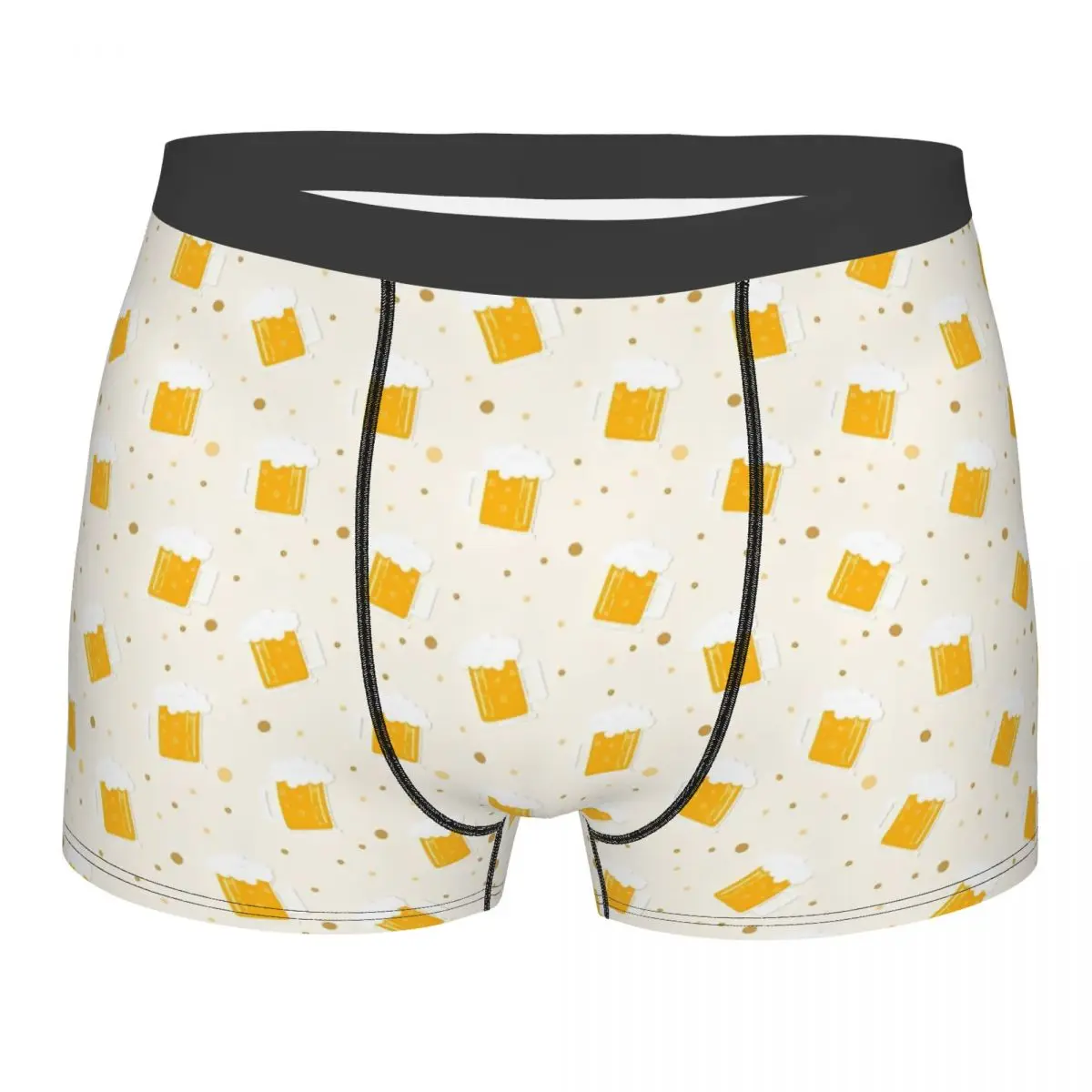 

Beer Pattern Alcohol Men Underwear Boxer Shorts Panties Novelty Soft Underpants for Male S-XXL