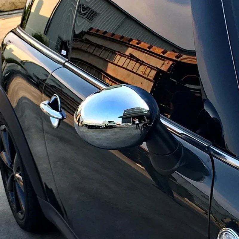 أغطية مرايا الأبواب الجانبية من الكروم لميني كوبر R56 2006-2012