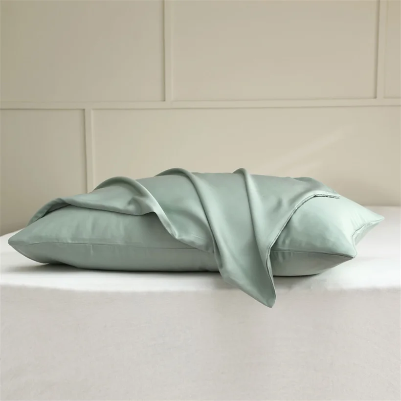 2pcs 100% Mulberry Silk Pillowcase for Hair and Skin Health 23 Momme Natual Pure Silk Pillow Cases with OEKO-TEX Customized Size