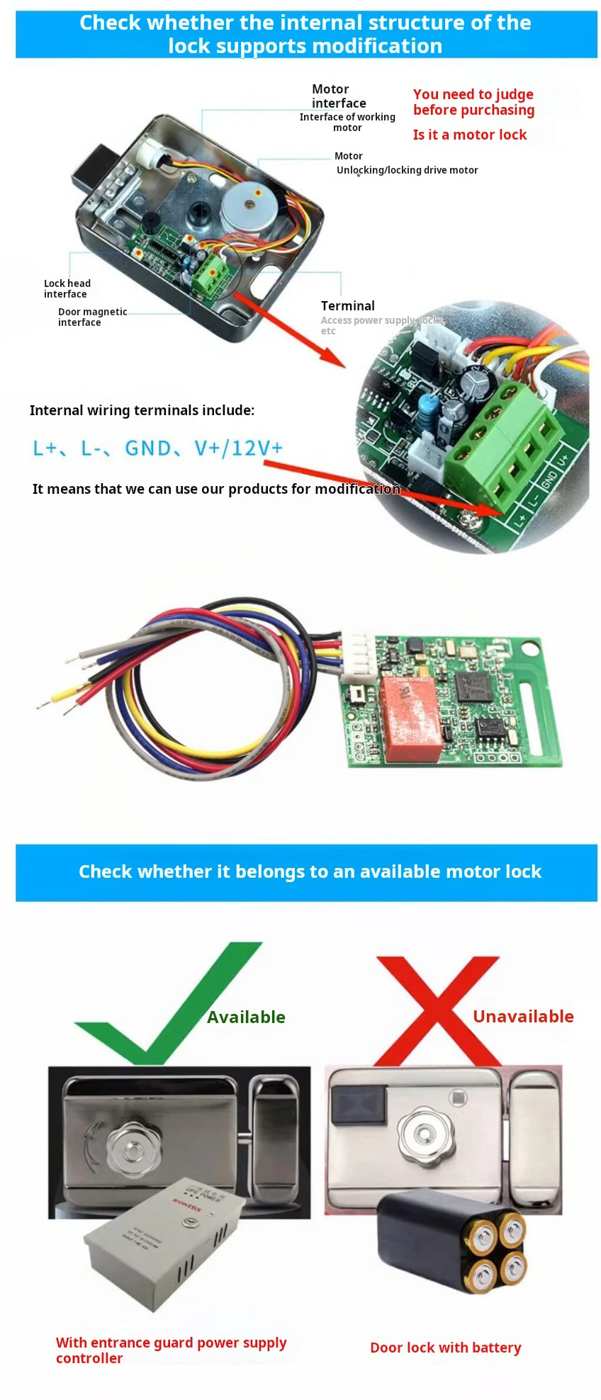 TTLOCK 5.0 Bluetooth Smart Elektronische Türschloss Controller Entsperren Modul APP Steuerung Smart Home Schalter