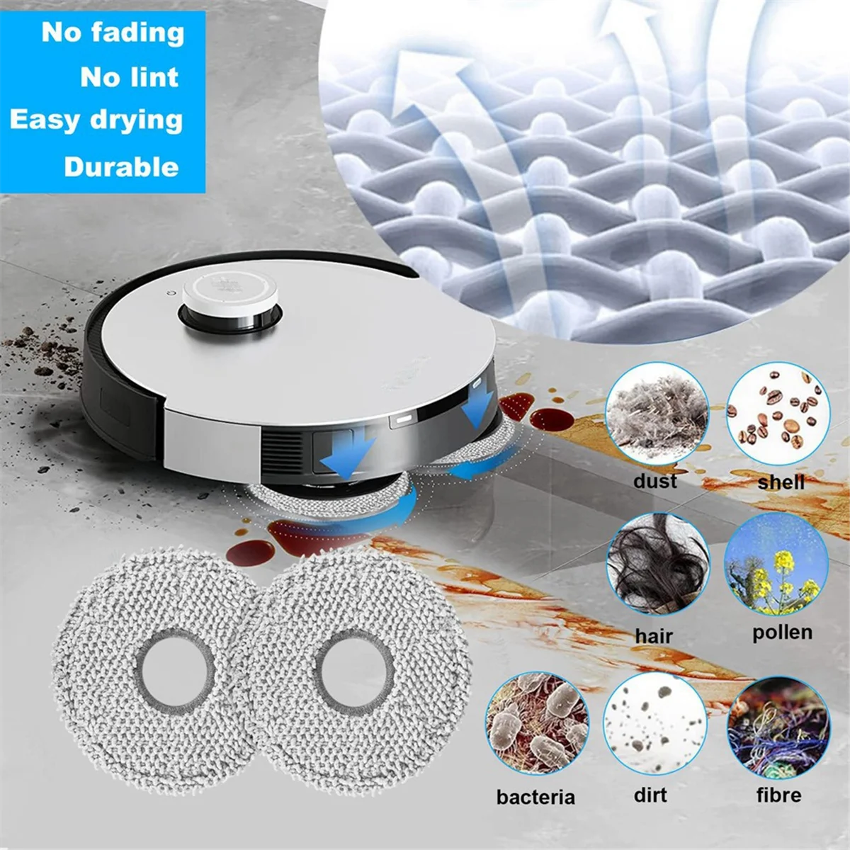 Accessoire Kit Voor Deebot T20 Omni/T20/T20 Max/T20 Pro Robotstofzuigers Hepa Filters Zijborstels Dweildoeken