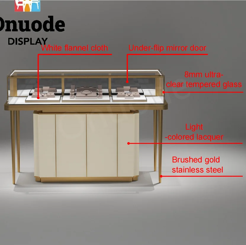 Custom.Luxury Jewelry Display Cabinet  & Jewelry Display case showcase for Used Jewelry Showcases for Retail Store
