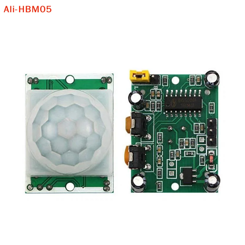 (HB05)HC-SR501 Sensor Adjust IR Pyroelectric Infrared PIR Human Infrared Motion Detector Module For For Raspberry Pi + Case