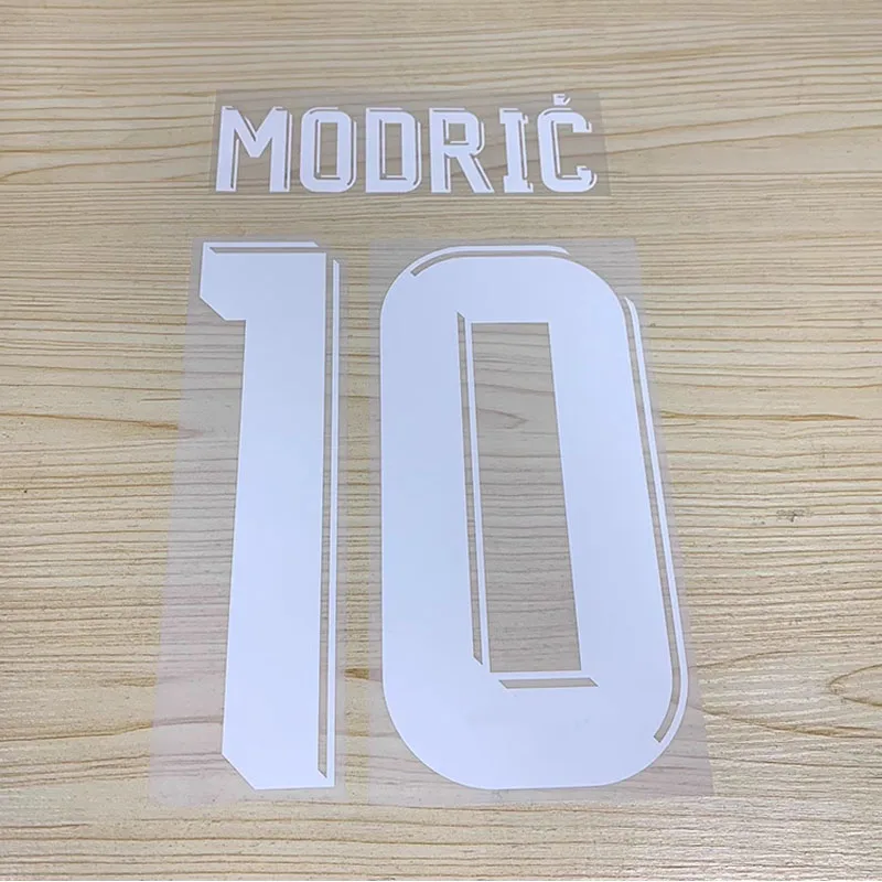 2017-2018 لعبة كرة القدم المنزل بعيدا ملصق فينيل الحديد على نقل الحرارة شخصية اسم رقم التصحيح الراعي الصدر الإعلان #5