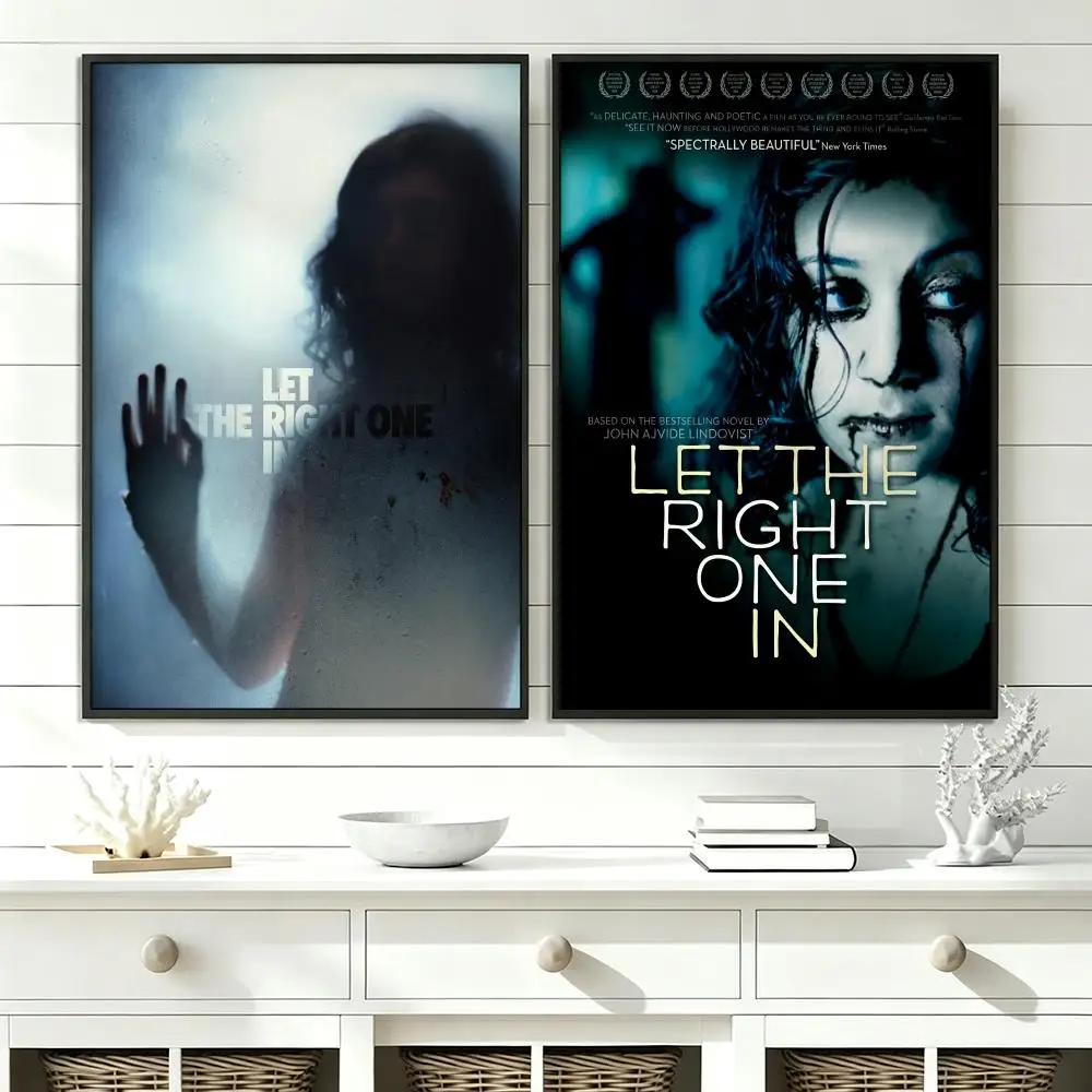 horror Let the Right One In Poster Poster HD Trendy SelfAdhesive Wall Art Print For Living Room Bedroom Dorm Office Home Gift