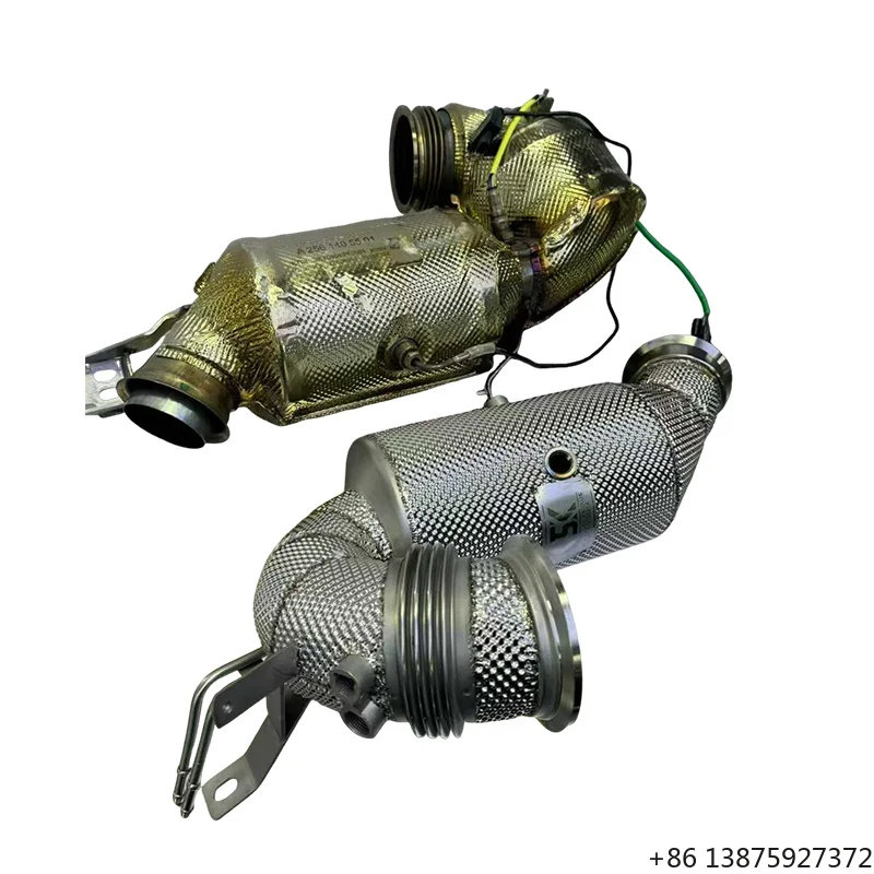 

OEM Valve Exhaust Pipe Muffler for CLE 53 3.0T Modified with CSK Three-way Catted Downpipe