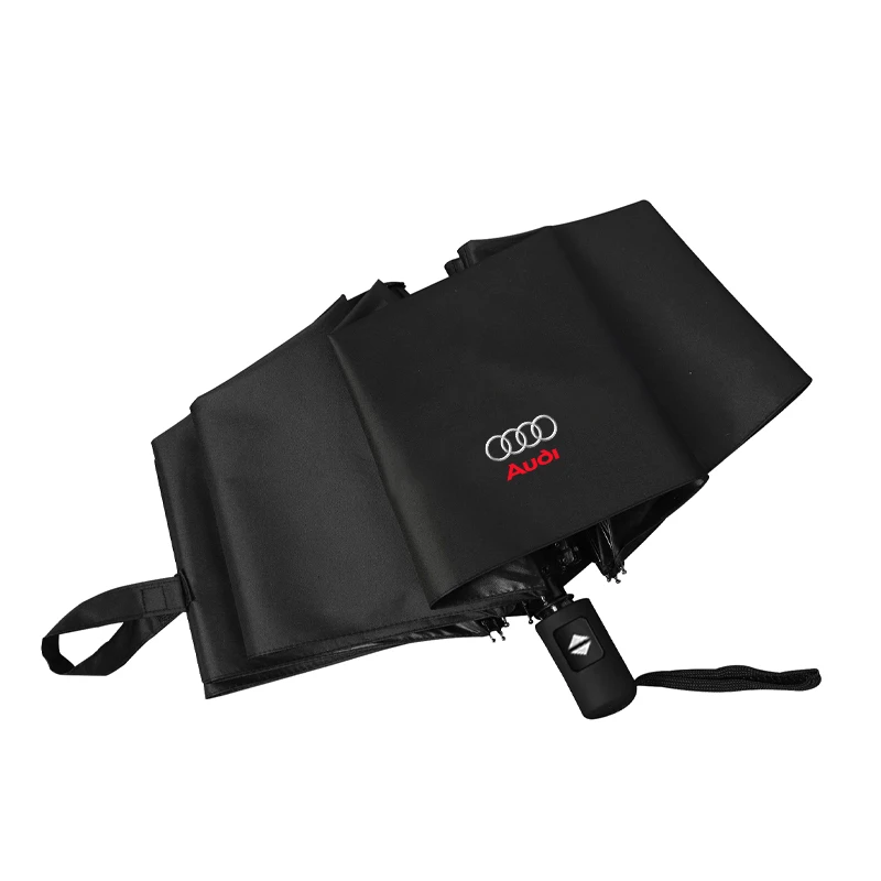 Car Fully Automatic Compact Folding Custom Umbrella Car Accessories For Audi sline TT Q2 Q3 Q5 Q7 Q8 A3 A4 A5 A6 A7 R8 B5 B6 B7