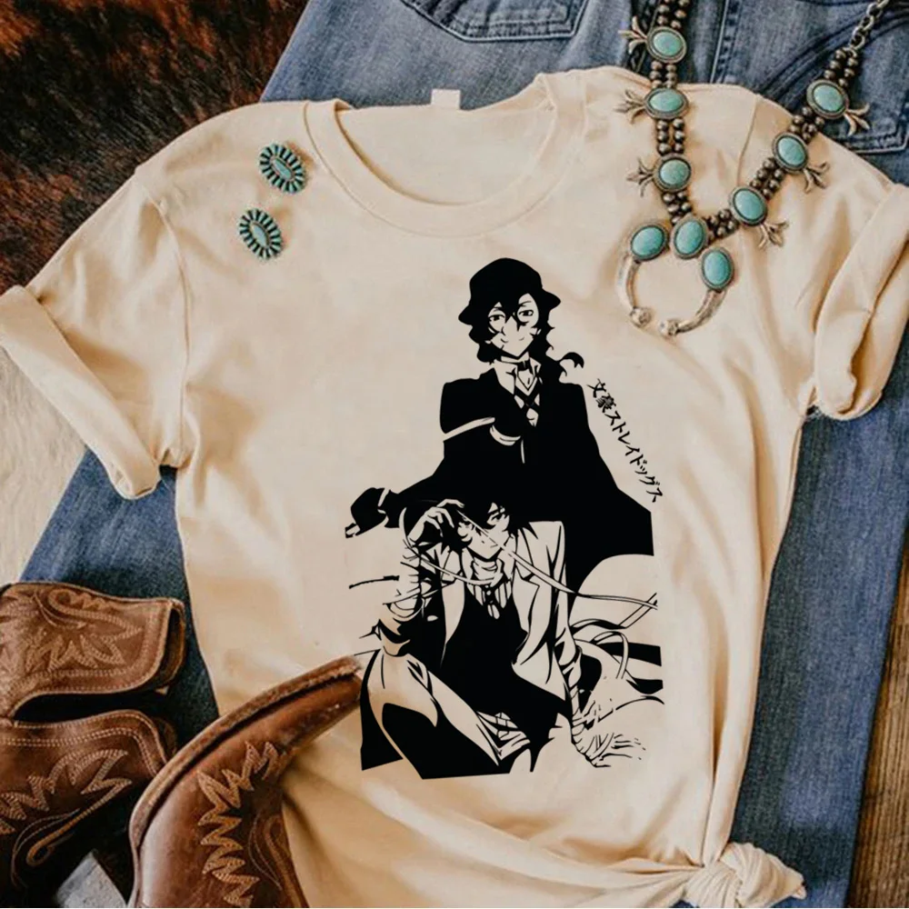 

Dazai t shirt women streetwear graphic manga t shirt girl y2k clothes