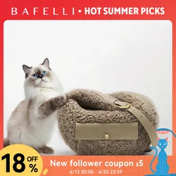 New Minimalist Luxury Designer Small-Niche Brand Genuine Wool Crossbody Semi-Circular Bag Underarm Carry Crescent Casual Women