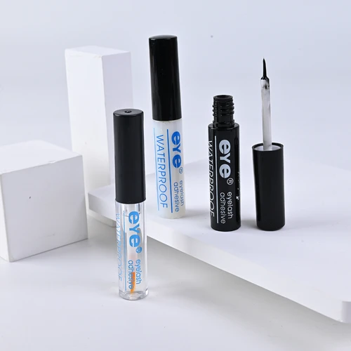 Pegamento para pestañas postizas, resistente al agua, blanco, transparente, extensión de pestañas de secado rápido, duradero, fuerte, maquillaje, extensión de pestañas