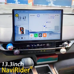 13.3inch Android 14 Car Multimedia Player For Toyota Sienna 2021 2022 2023 Stereo GPS Navigation Screen Radio Carplay Head Unit