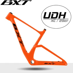 29er Carbon Mountain Bike Frame Boost 148mm MTB Carbon Bicycle Frame Disc Brake Hard Tail T1000 Carbon Fiber Bicicleta Frame 29