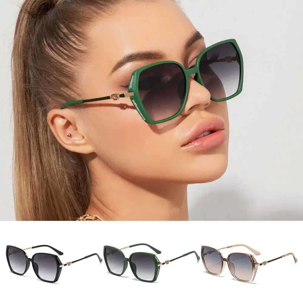 

Fashion UV Protection Women's Rhinestone Shades Oversized Street Shooting Large Frame Sunglasses Retro Sun Glasses