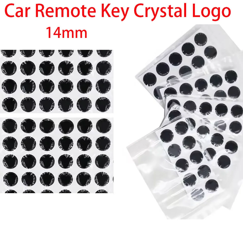 

Car Remote Key Crystal Logo 14MM for KEY-DIY for BMW for Ford multi-model Sticker E-poxy KD XHO-RSE VV-DI Remote Control