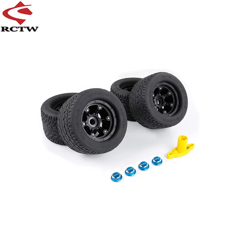 High Quality on-Road Off-road Wheel Tire 4pcs Size:200*120mm for 1/5 Rc Car Traxxas MAX-X TRX X-Maxx XMAXX Truck Parts