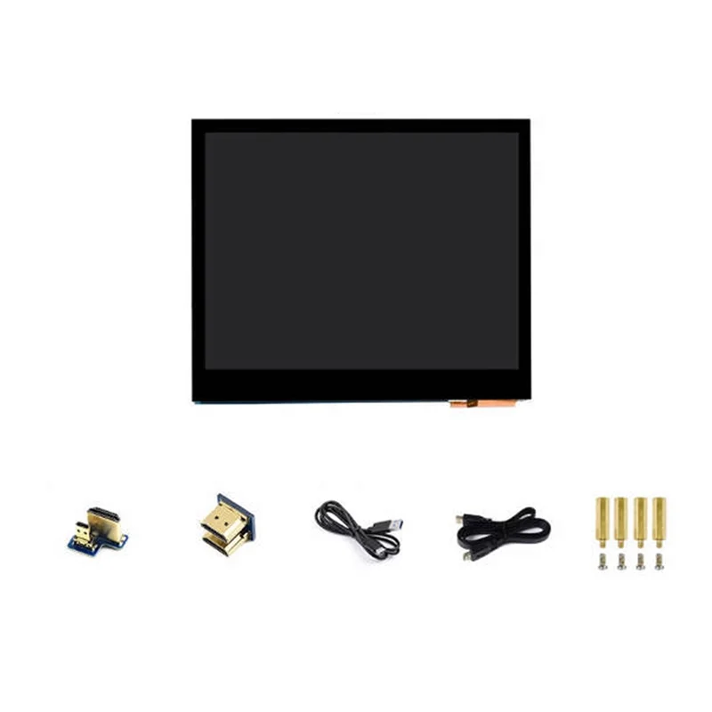 AT82-Para Raspberry Pi Compatível com Tela de Toque Capacitiva LCD de 3,5 Polegadas 640X480 DPI IPS Display