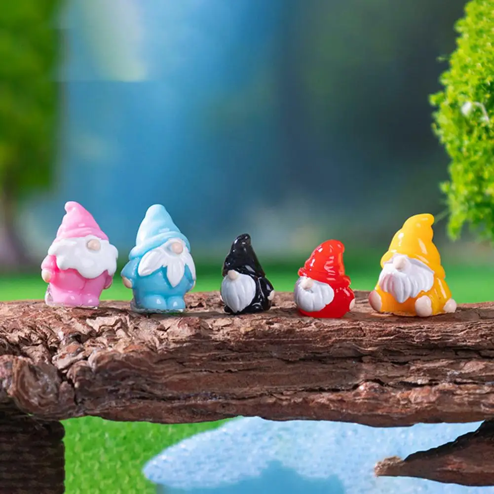 Desktop Display Figurines Fairy Tale Miniature Decorations Miniature Garden Gnome Easter Decor Set 14pcs Micro for Potted
