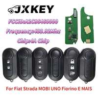JXKEYS 4A Chip 433.92 FSK FCCID:A2C86460000 Flip Car Remote Key Or PCB Board Wholesale For Fiat MOBI STRADA UNO FIORINO E MAIS
