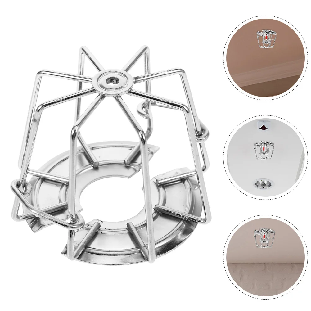

2pcs Fire Sprinkler Metal Wire Cage Embedded Drywall Ceiling Sprinkler Protector Horizontal Flush Mount Cover For