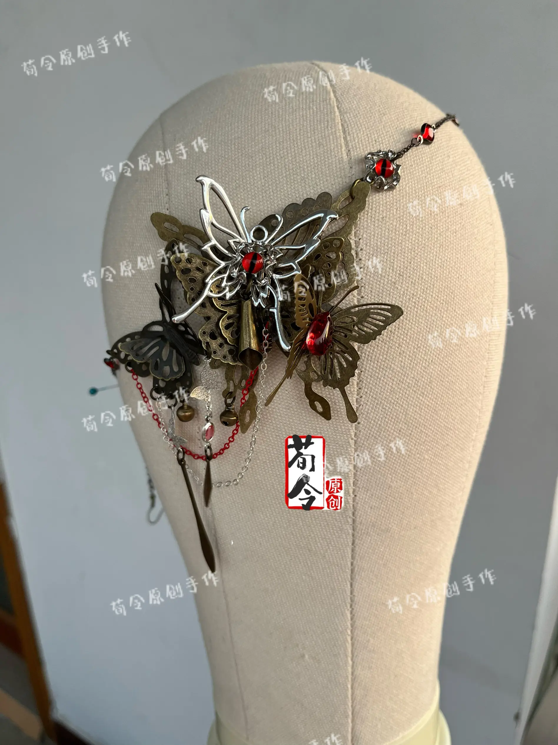 Heaven Officials Blessing Hua Cheng Cosplay Prop Hua Cheng Eyepatch HuaCheng Blinder Accessories Tian Guan Ci Fu Cosplay Outfit - view 6