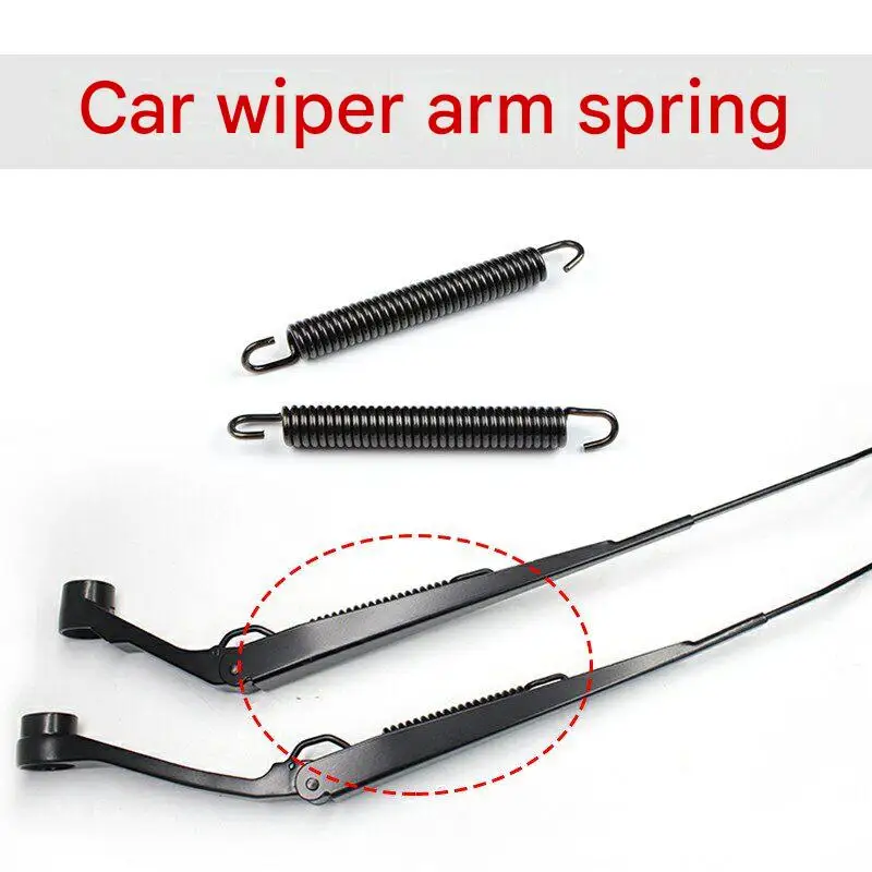 Car Wiper Spring Wiper Arm Accessories Spring Wiper Arm Strong Hook Spring Width 11.5/14mm Length 68-110mm