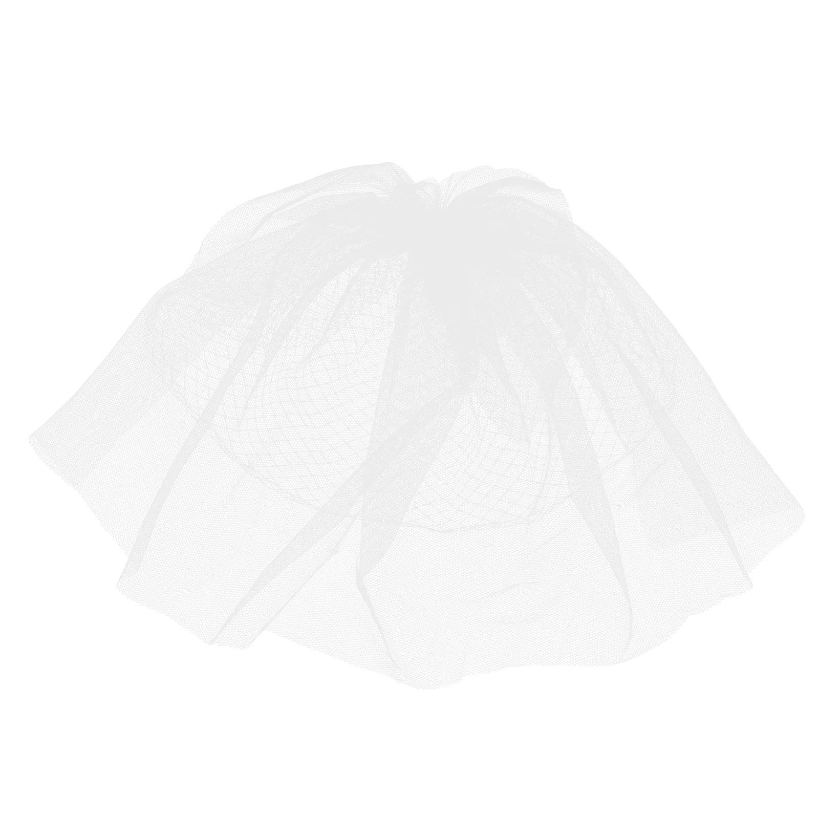 

1Pcs Short Bridal Veil Premium Material Elegant Wedding Accessory Chic Decorative Bride Hair Ornament Romantic Party Headwear