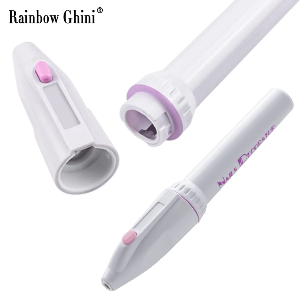 Máquina pulidora eléctrica de uñas RG, Mini máquina pulidora con batería tipo bolígrafo, herramienta de pulido de uñas exfoliante portátil, eliminación de uñas