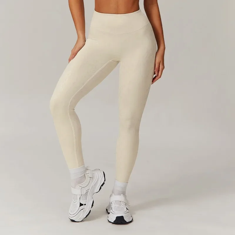 Pmwrun-Legging taille haute pour femme, vêtement actif, tissu à séchage rapide, imprimé feuille, fitness, yoga