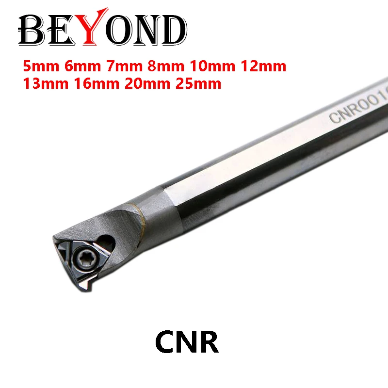 

BEYOND CNR Threading Turning Tool Holder Tungsten Steel Carbide Inserts CNR0005H06 CNR0007K08 CNR0008K11 CNR0013M16 5mm 25mm