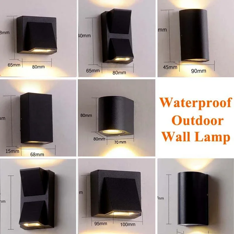 Buitenwandlamp Waterdichte Straat Exterieur Interne Schans Lamp Huis Externe Tuinen Led Verlichting En Verlichting Decoratie