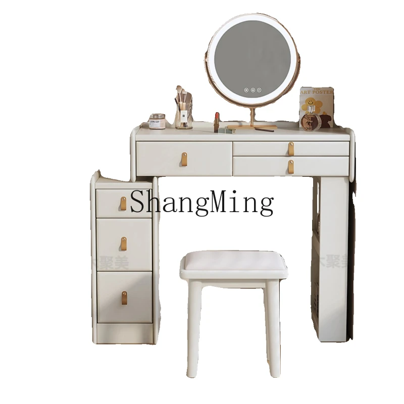 

ZYY all-solid wood dresser modern simple light luxury dressing table bedroom storage cabinet integrated desk