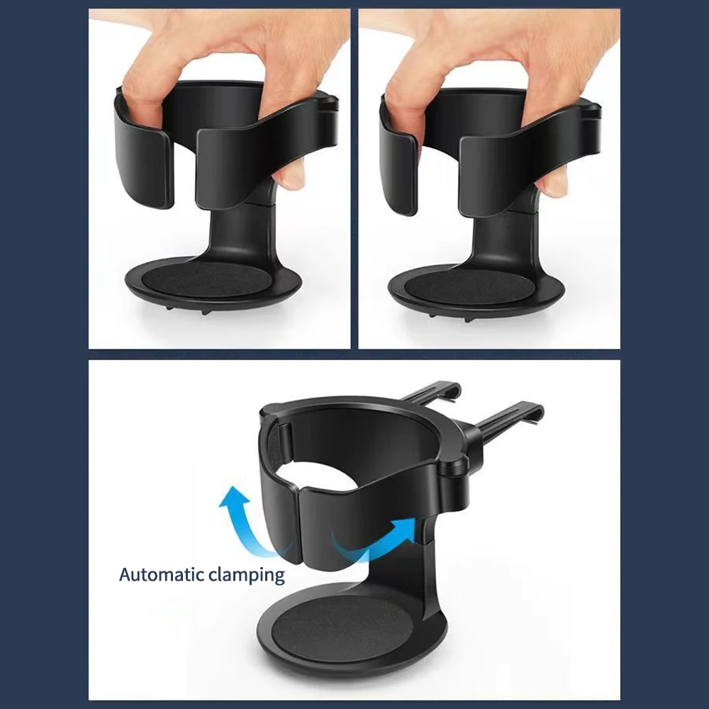 Car Cup Holder Air Vent Outlet Drink Bottle Holder Bottle Holder Auto Interior Accessories Foldable Beverage Ashtray Mount Stand